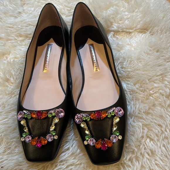 Sophia Webster with embellishments shoes in black size 40 1/2 - Picture 1 of 9